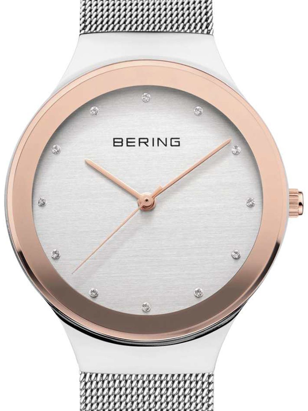 Bering Classic 12934-060 Damen Armbanduhr Silber • Minimalistisches Quarzwerk • Edelstahlarmband
