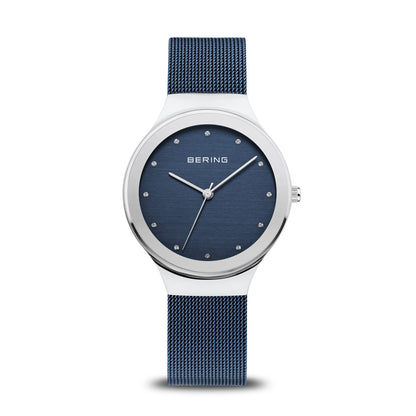 Bering Classic 12934-307 Damenuhr Silber • Saphirglas • Milanaise-Armband