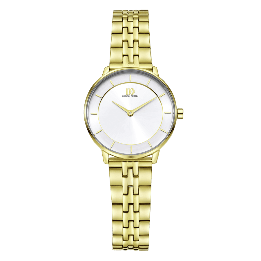 Danish Design Lana IV91Q1294 Damenuhr Gold • Mineralglas • Analoges Quarzwerk