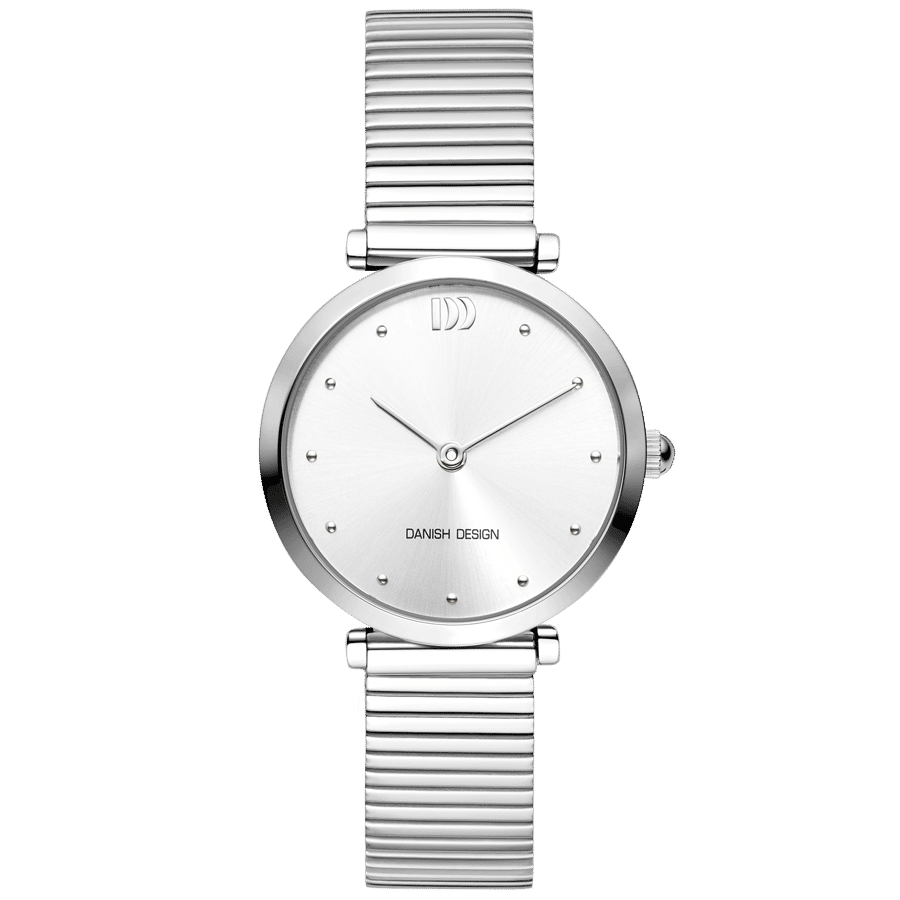 Danish Design Pure IV82Q1301 Ava Damen Armbanduhr Silber • Mineralglas • Minimalistisches Design