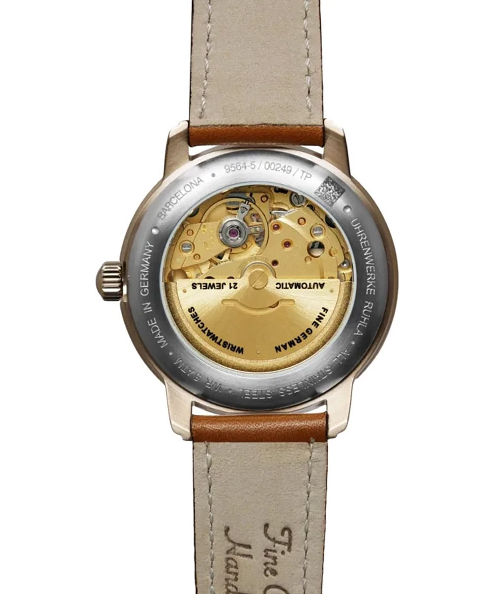 Zeppelin Barcelona 9564-5 Herrenuhr Automatik Braun/Goldfarben • Miyota Automatikwerk • Datum- und Wochentagsanzeige, Bild 2