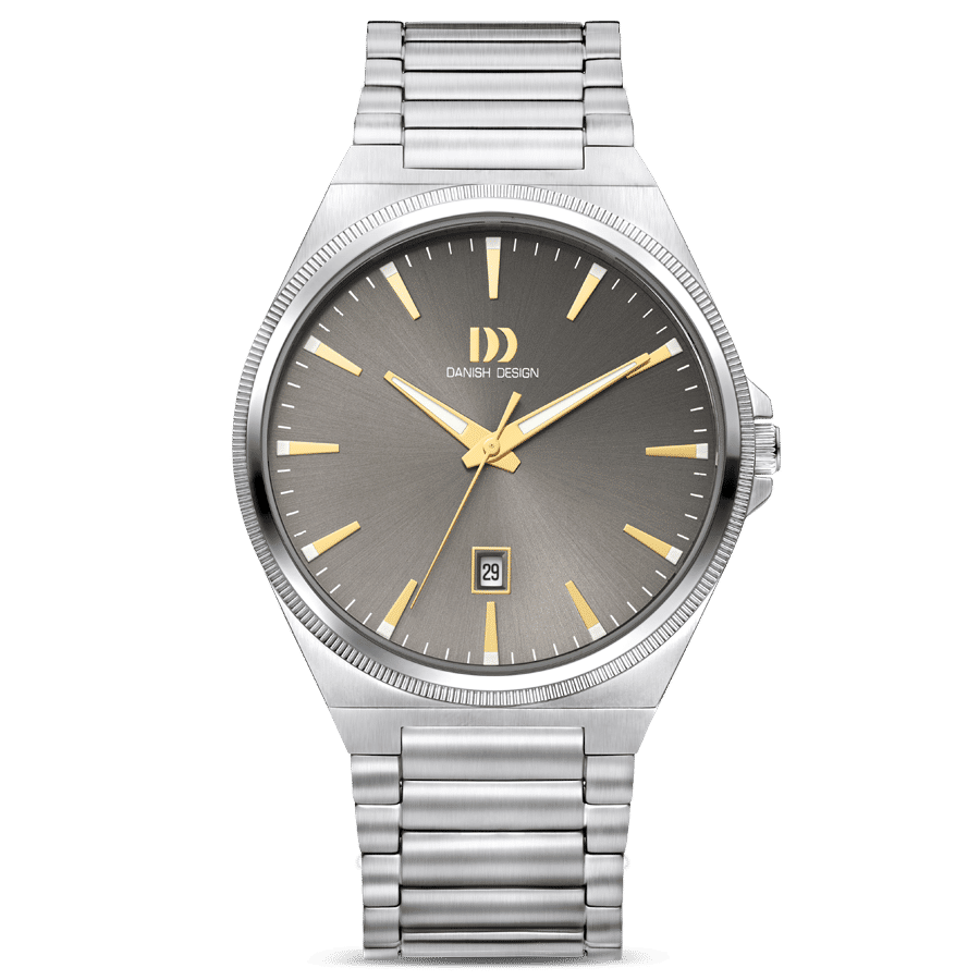 Danish Design DKx Pro IQ94Q1303 Herren Armbanduhr Grau • Saphirglas • 5 ATM Wasserdicht