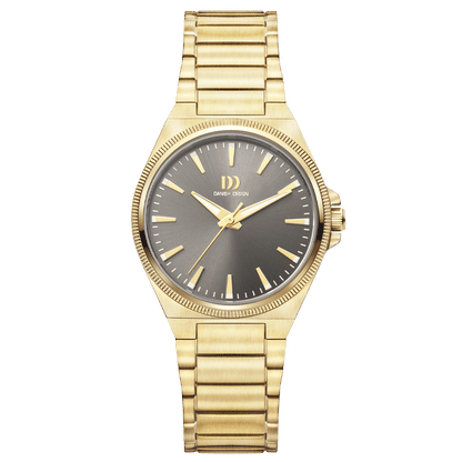 Danish Design Tidløs IV84Q1303 Damenuhr Gold • Saphirglas • 5 ATM Wasserdicht