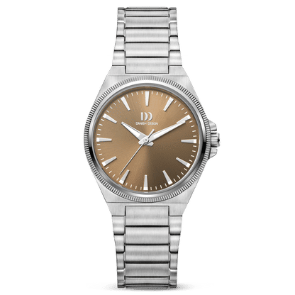 Danish Design DKx Pro IV97Q1303 Damen Armbanduhr Silber/Haselnuss • Saphirglas • 5 ATM Wasserdicht
