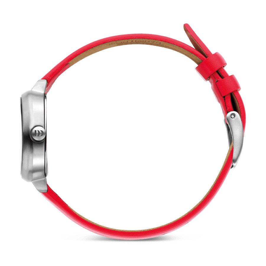 Danish Design Elvsten IV24Q1305 Damen Armbanduhr Rot • Mineralglas • Skandinavisches Design, Bild 2