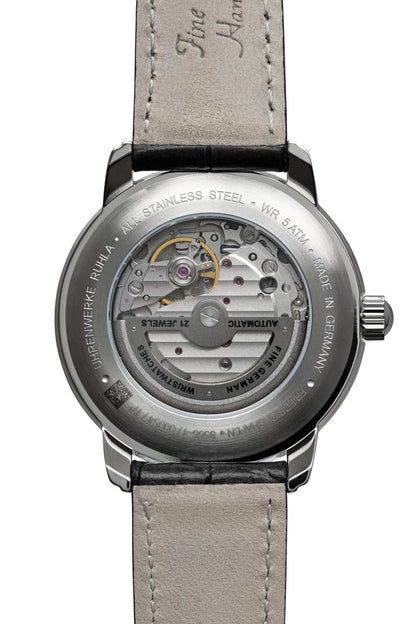 Zeppelin Friedrichshafen 8566-4 Herrenuhr Schwarz • Automatikwerk mit Open Heart • Saphirglas, Bild 2