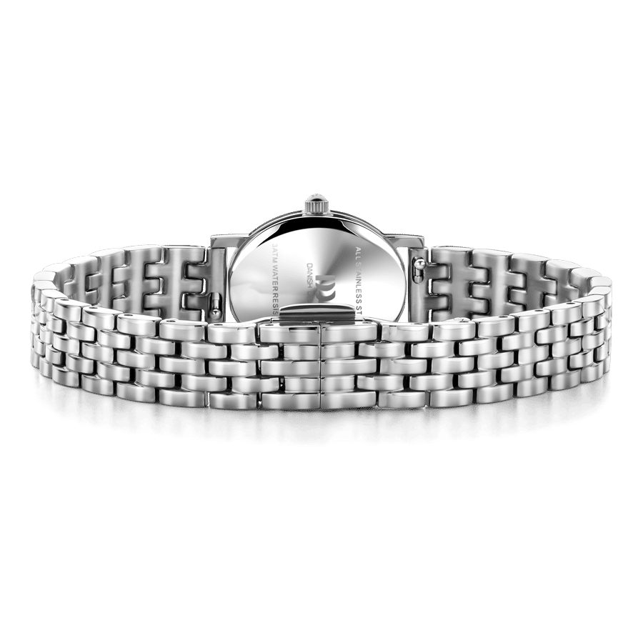 Danish Design Eloise IV92Q1310 Damen Armbanduhr Silber • Ovales Edelstahlgehäuse • Schnellwechselsystem, Bild 3