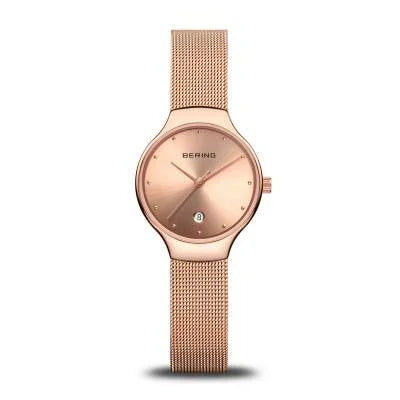 Bering Classic 13326-362 Damenuhr Roségold • Saphirglas • Milanaise-Armband, Bild 4