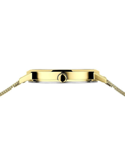 Bering Golden Signature 13434-334-GWP Damen Armbanduhr Gold • Saphirglas • Milanaise-Set, Bild 4