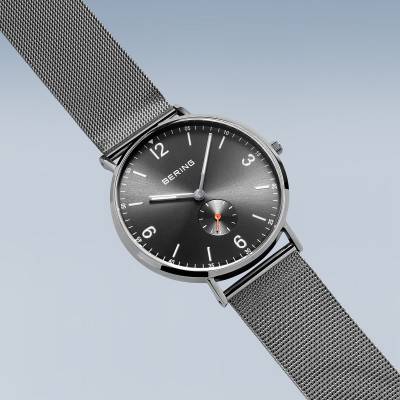 Bering Classic 14040-377 Herrenuhr Grau • Saphirglas • Kleinsekunde, Bild 3