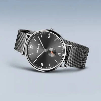 Bering Classic 14040-377 Herrenuhr Grau • Saphirglas • Kleinsekunde, Bild 4
