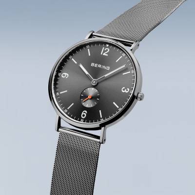Bering Classic 14040-377 Herrenuhr Grau • Saphirglas • Kleinsekunde, Bild 2
