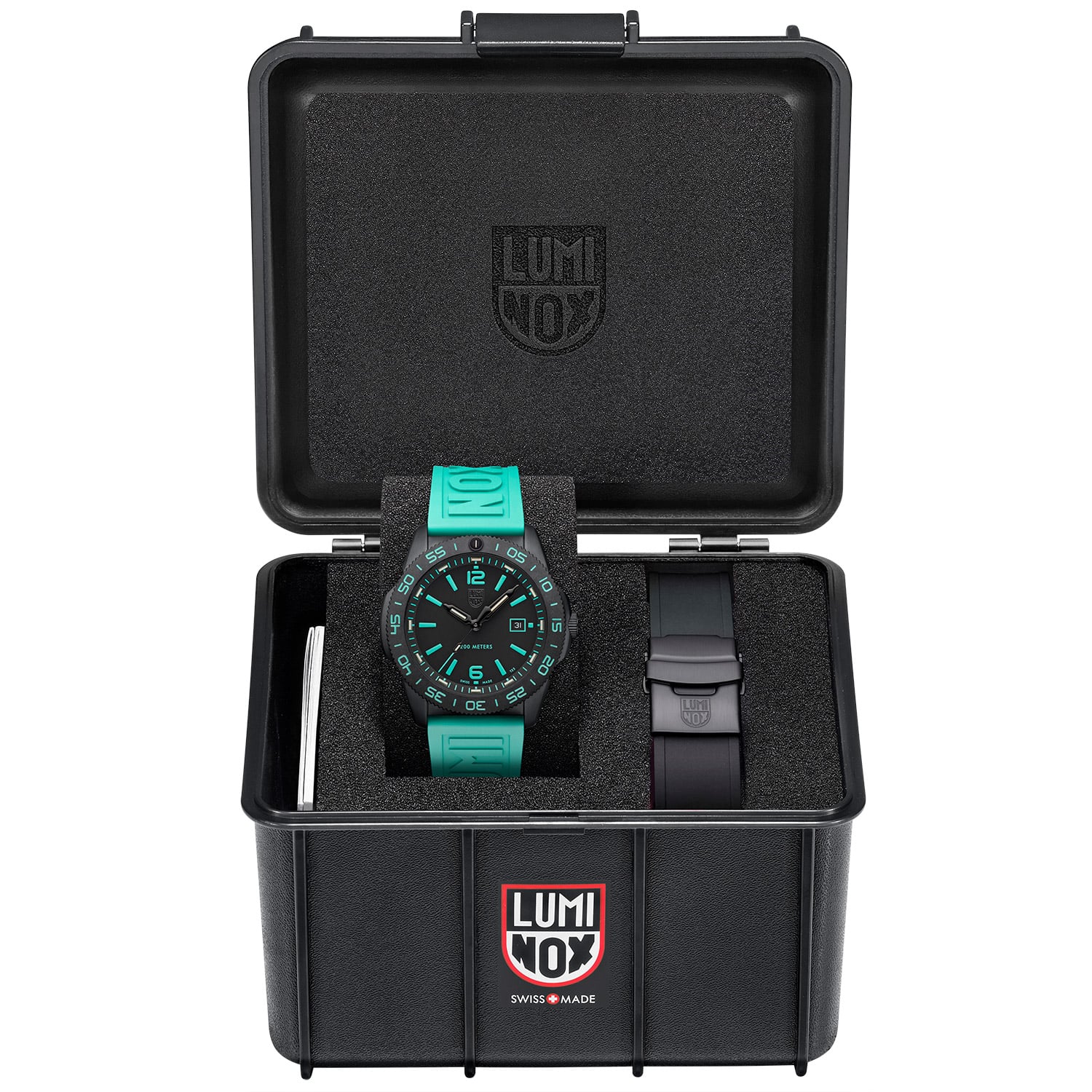 Luminox Pacific Diver XS.3124.N.SET Herrenuhr Schwarz • Limitierte Edition • Saphirglas & 200 m wasserdicht, Bild 5