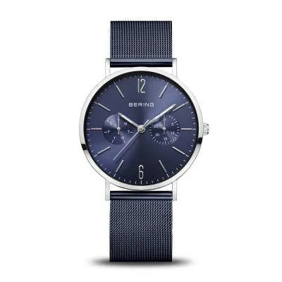 Bering Classic 14236-123 Damenuhr Schwarz • Saphirglas • Milanaise-Armband, Bild 6