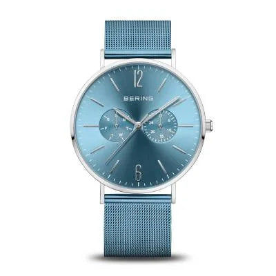 Bering Classic 14240-508 Herrenuhr Grün • Saphirglas • Chronograph-Layout mit Tag- und Datumsanzeige, Bild 10