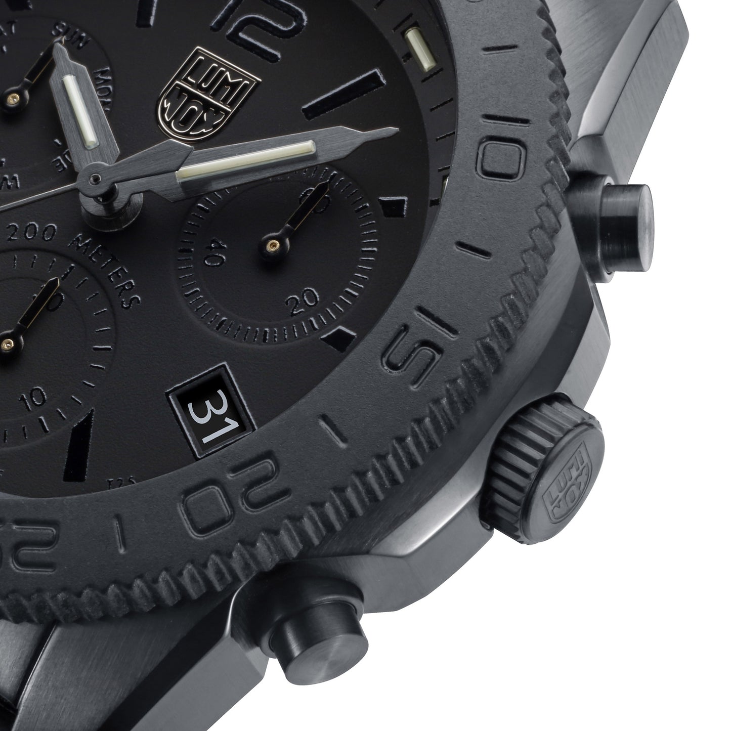 Luminox Pacific Diver Chronograph XS.3141.BO.1.SET Herren Taucheruhr Schwarz • Saphirglas • Tritium-Leuchtmasse, Bild 4
