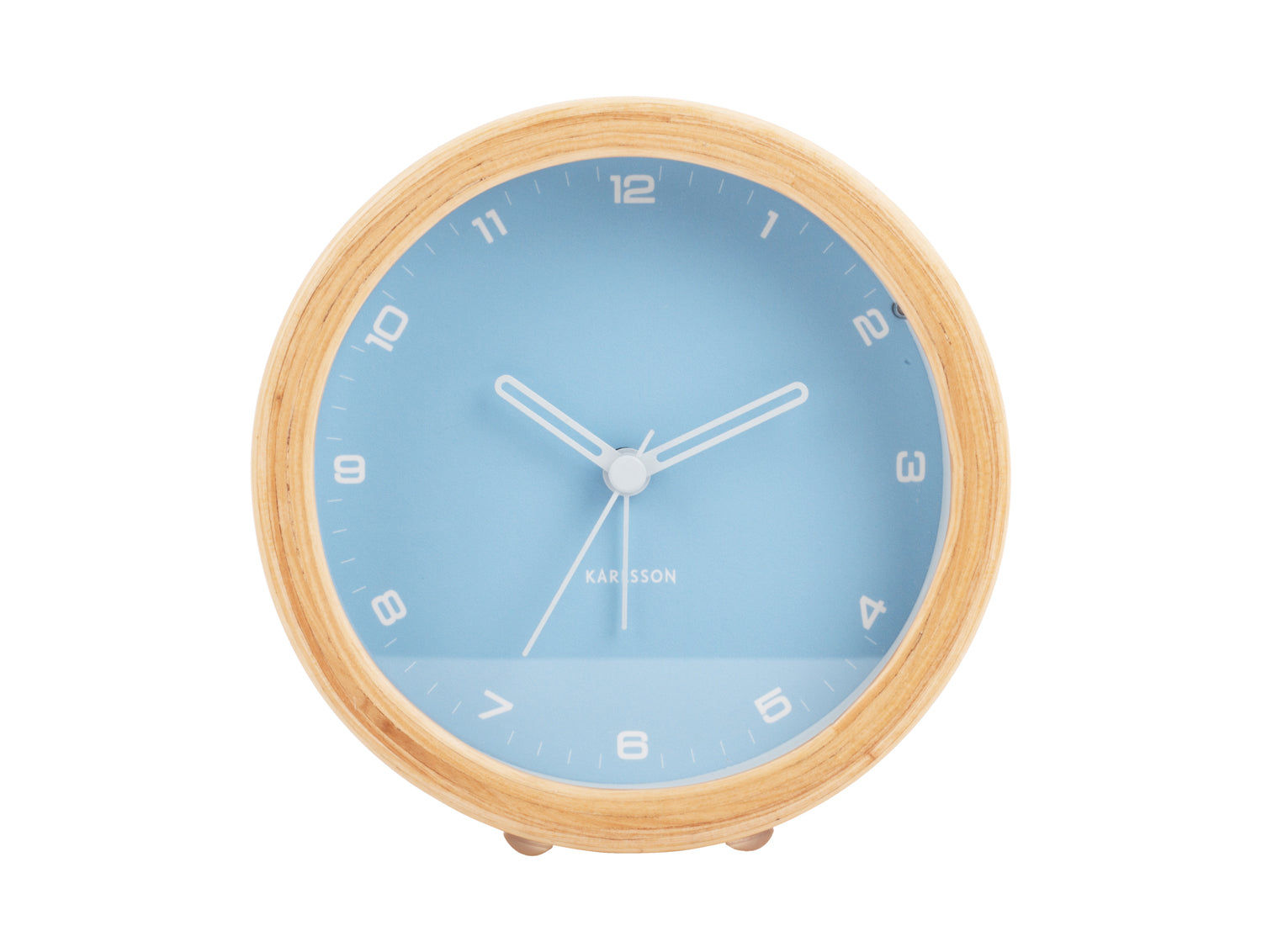 Karlsson Gentle KA5987LB Wecker Hellblau • Geräuschloses Sweep-Uhrwerk • Lichtfunktion, Bild 2