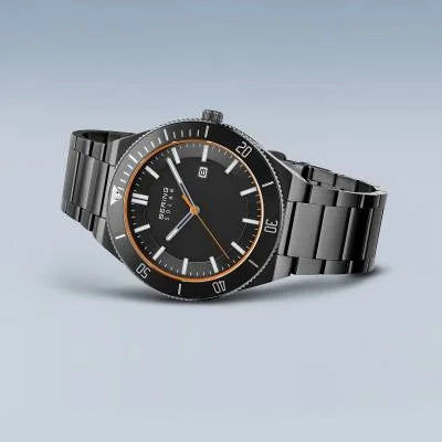 Bering 14443-779 Herrenuhr Solaruhr Grau • Saphirglas • 10 ATM Wasserdicht, Bild 4