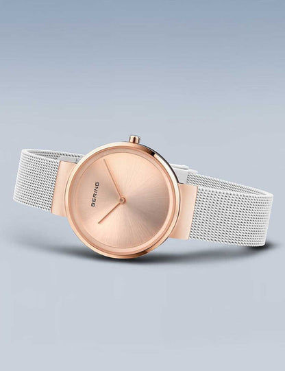 Bering Classic 14531-266 Damenuhr Roségold • Saphirglas • Milanaise-Armband, Bild 4