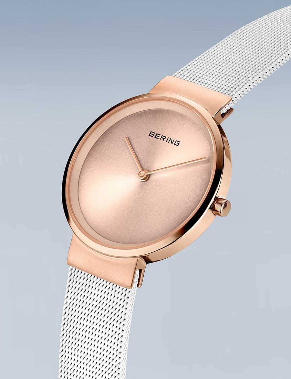 Bering Classic 14531-266 Damenuhr Roségold • Saphirglas • Milanaise-Armband, Bild 2