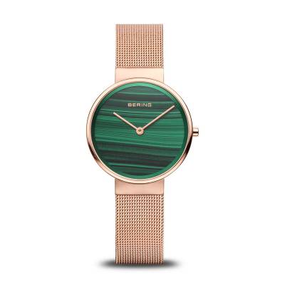Bering Classic 14531-868 Damen Armbanduhr Grün • Milanaise-Armband • Saphirglas, Bild 10