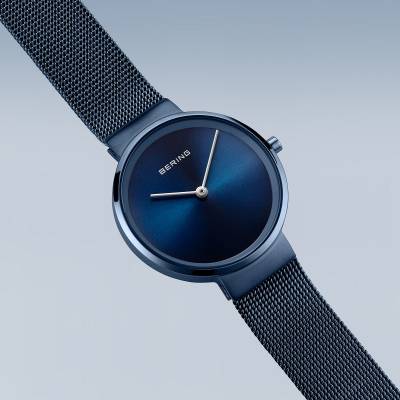 Bering Classic 14531-397 Damenuhr Blau • Saphirglas • Slim Design 6 mm, Bild 4