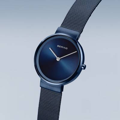 Bering Classic 14531-397 Damenuhr Blau • Saphirglas • Slim Design 6 mm, Bild 3