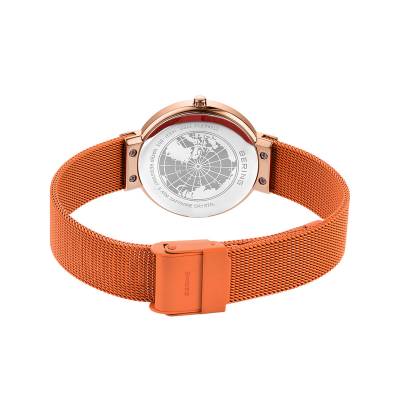Bering Classic 14531-565 Damenuhr Orange • Saphirglas • Milanaise-Armband, Bild 7