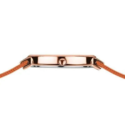 Bering Classic 14531-565 Damenuhr Orange • Saphirglas • Milanaise-Armband, Bild 5