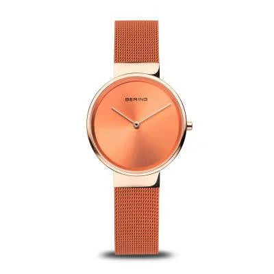 Bering Classic 14531-367 Damenuhr Roségold • Saphirglas • Milanaise-Armband, Bild 14