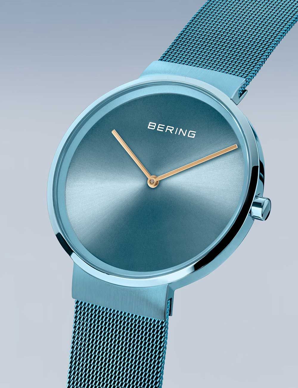 Bering Classic 14539-388 Damen Armbanduhr • Saphirglas • Milanaise-Armband, Bild 2