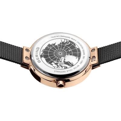 Bering Solar 14631-166 Damenuhr Roségold • Saphirglas • Milanese-Armband, Bild 6