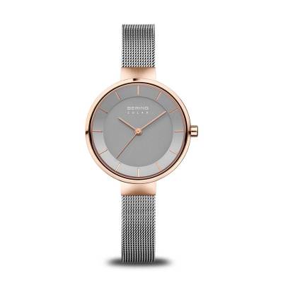 Bering Solar 14631-166 Damenuhr Roségold • Saphirglas • Milanese-Armband, Bild 11