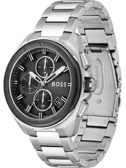 BOSS Volane 1513949 Herrenuhr Schwarz • Chronograph • Mineralglas, Bild 2