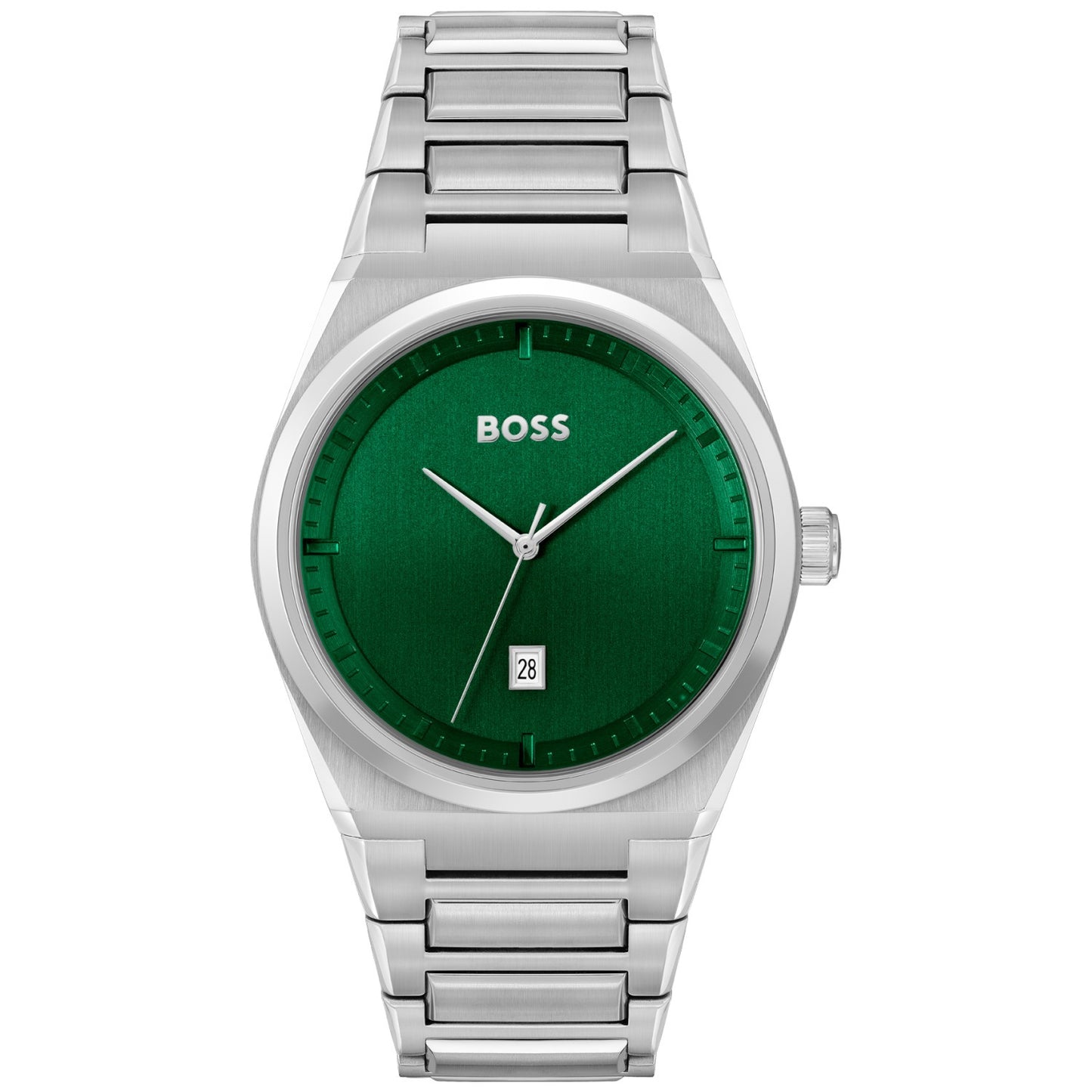 BOSS Sport Lux 1514042 Herrenuhr Grün • Mineralglas • Datumsanzeige
