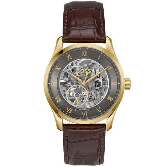 BOSS Principle Skeleton 1514235 Herren • Automatikwerk • Skelett-Zifferblatt