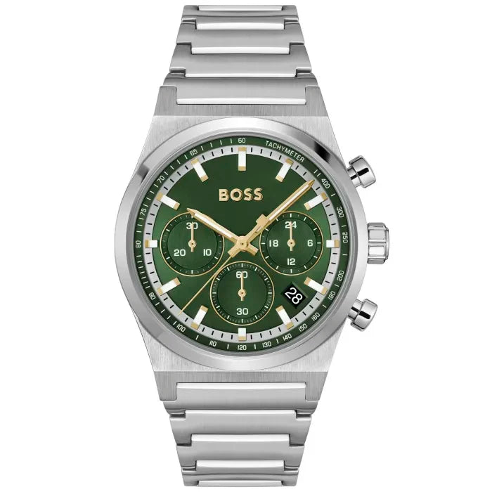 BOSS Candor 1514220 Herren Armbanduhr • Chronograph • Mineralglas