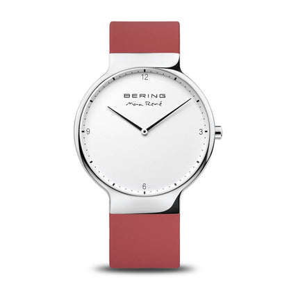 Bering Max René 15540-500 Herrenuhr Silber • Saphirglas • Schnellwechsel-Armband