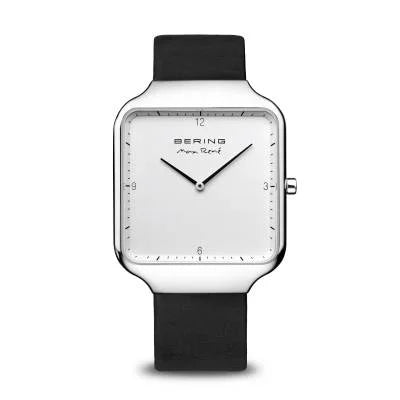 Bering Max René 15836-523 Herrenuhr Schwarz • Saphirglas • Wechselbares Silikon-Armband, Bild 2