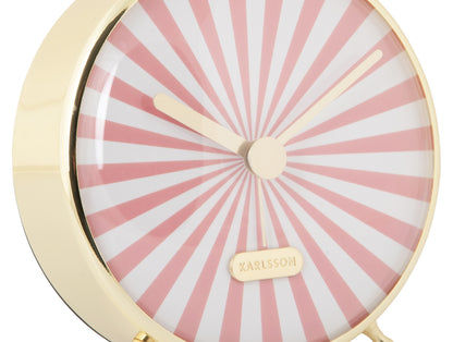 Karlsson Candy Swirl KA6008PI Wecker Rosa • Geräuschloses Sweep-Uhrwerk • Verspieltes Zifferblatt, Bild 3