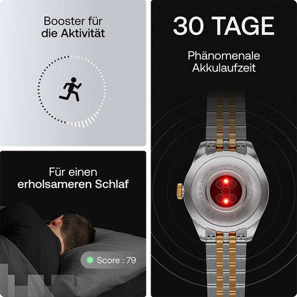 Withings ScanWatch Nova Brilliant HWA10-MODEL 11-ALL Damen • Hybrid-Smartwatch Bicolor • 5 ATM Wasserdicht, Bild 3