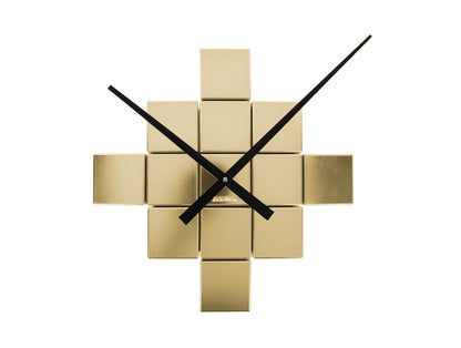 Karlsson DIY Cubic Metallic KA5974GD Wanduhr Metallic-Gold • Quarzwerk • Offenes Würfel-Design, Bild 2