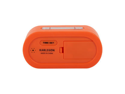 Karlsson Gummy KA5753OR Wecker Orange • Digitales LCD-Display • Großer Snooze-Knopf, Bild 4