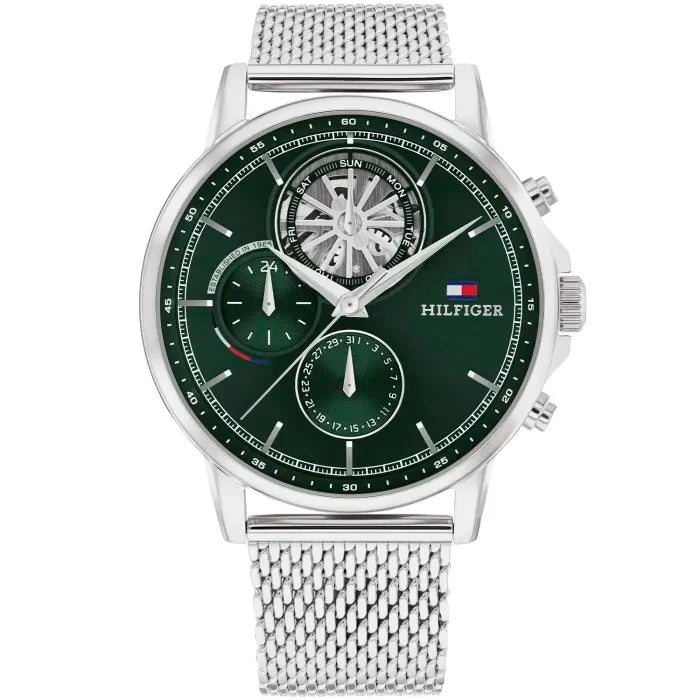 Tommy Hilfiger Stewart 1710608 Herrenuhr • Klassisches Design • Quarzwerk