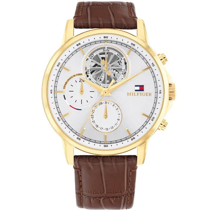 Tommy Hilfiger Stewart 1710631 Herren Armbanduhr • Quarzwerk • Klassisches Design