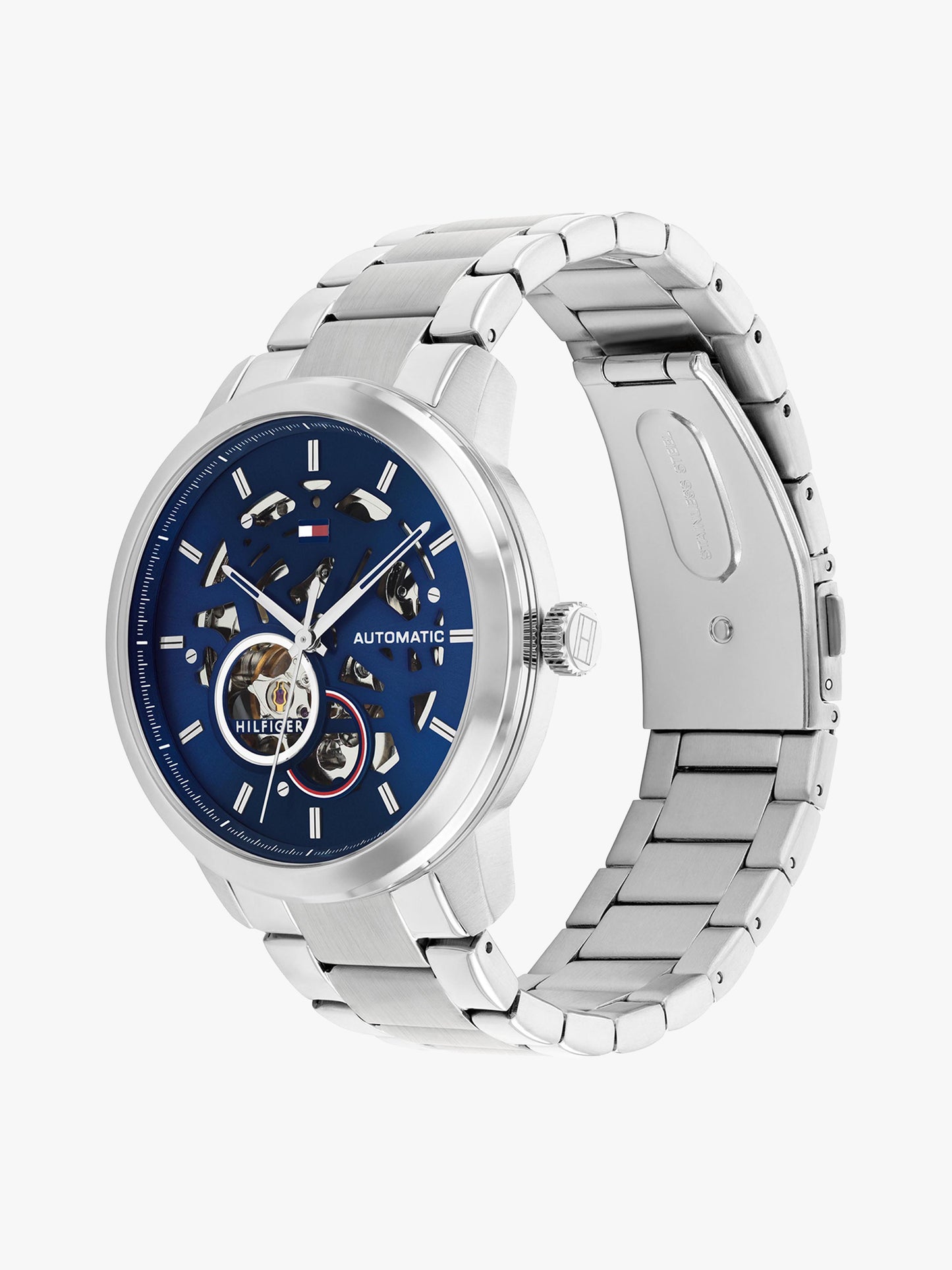 Tommy Hilfiger Henry 1710661 Herren Automatikuhr Blau • Skelett-Zifferblatt • Automatikwerk mit Sichtboden, Bild 3