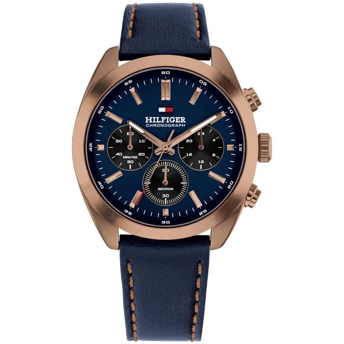 Tommy Hilfiger Hudson 1710721 Herrenuhr • Analoges Quarzwerk • Klassisches Design