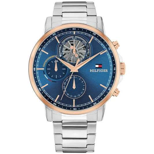 Tommy Hilfiger Stewart 1710734 Herren • Chronograph • Roségold-Lünette