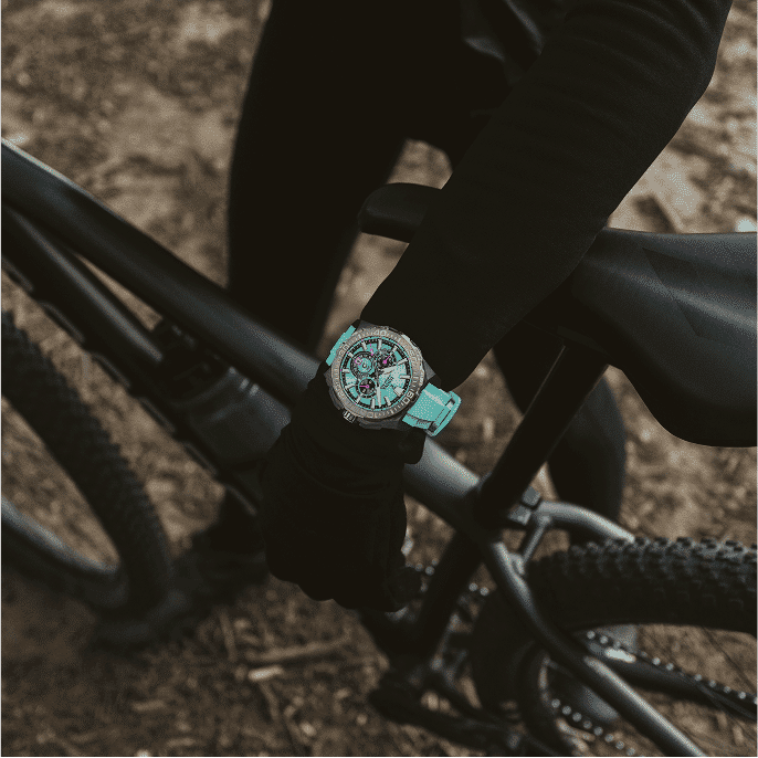 Festina Chrono Bike F20726/2 Herren Armbanduhr Schwarz/Hellblau • Chronograph • 20 ATM, Bild 7