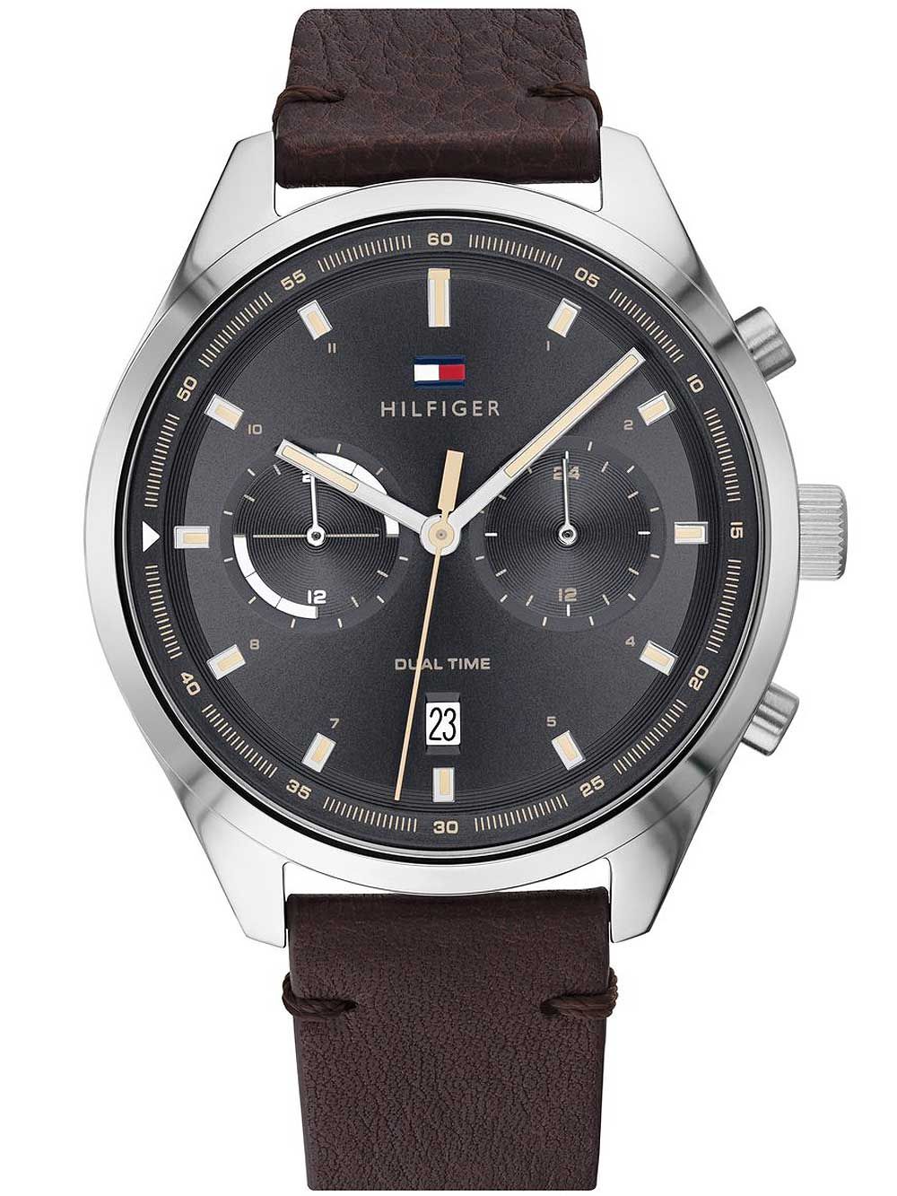 Tommy Hilfiger 1791729 Herren Armbanduhr • Lässiges Casual-Design • 5 ATM Wasserschutz